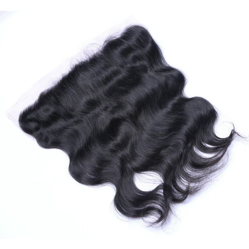 Body Wave Virgin Hair Natural Black HD Frontal