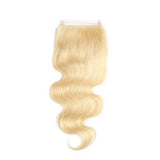 #613 Body Wave Closure Virgin Hair Blonde Closure